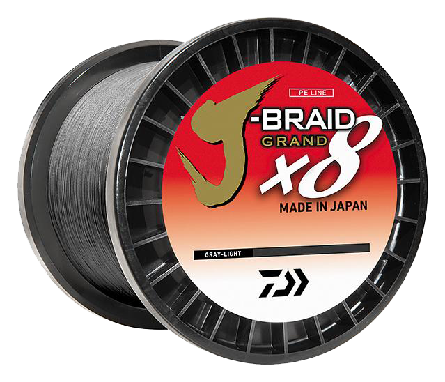 J-BRAID x8 GRAND BRAIDED LINE - GREY LIGHT