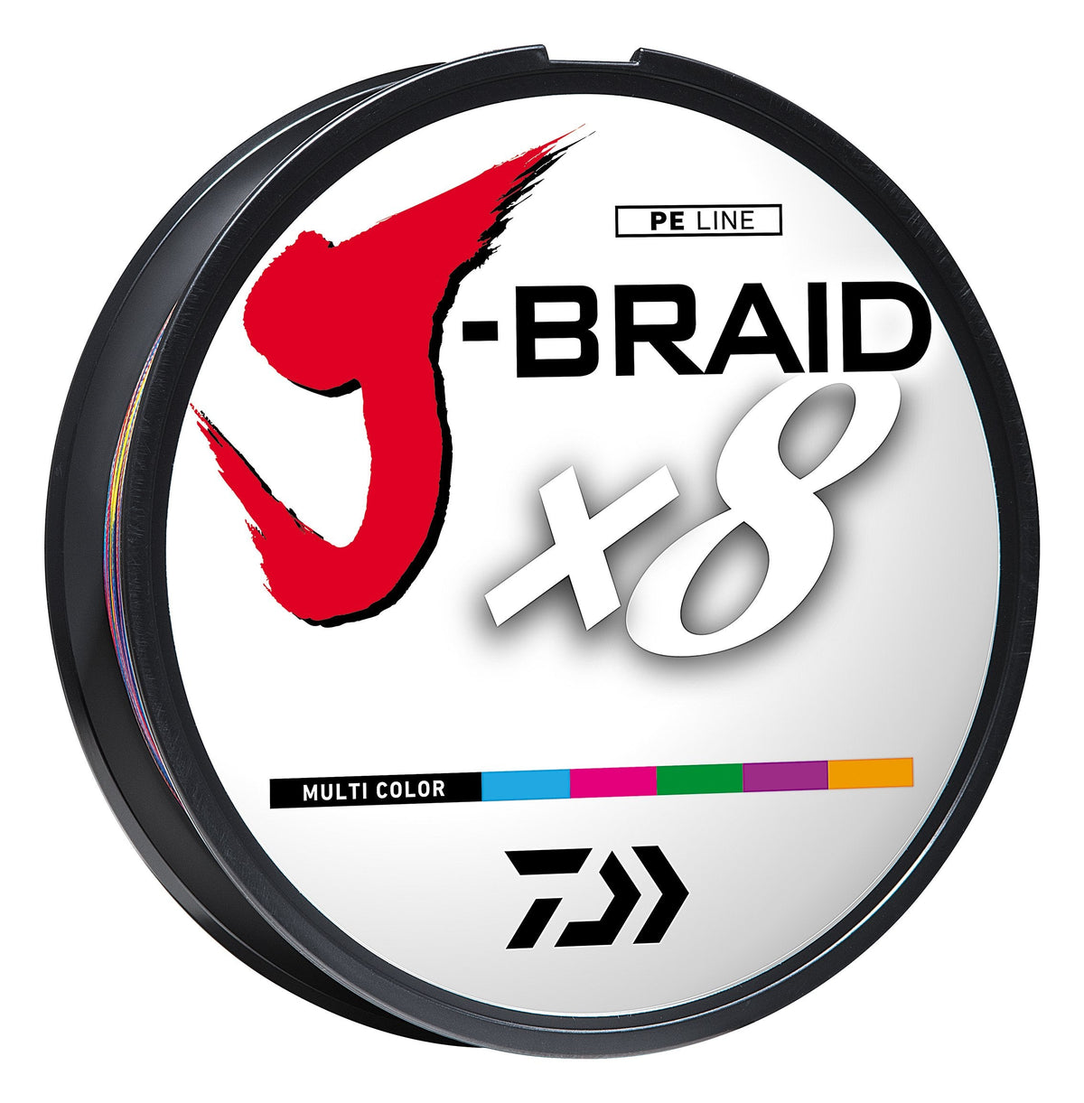 J-BRAID x8 BRAIDED LINE - MULTI COLOR